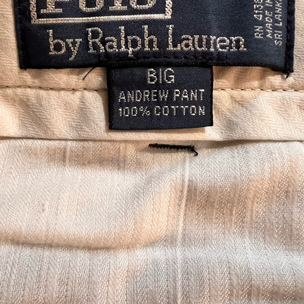 Polo by Ralph Lauren Deep Navy Andrew Pant Pleat front